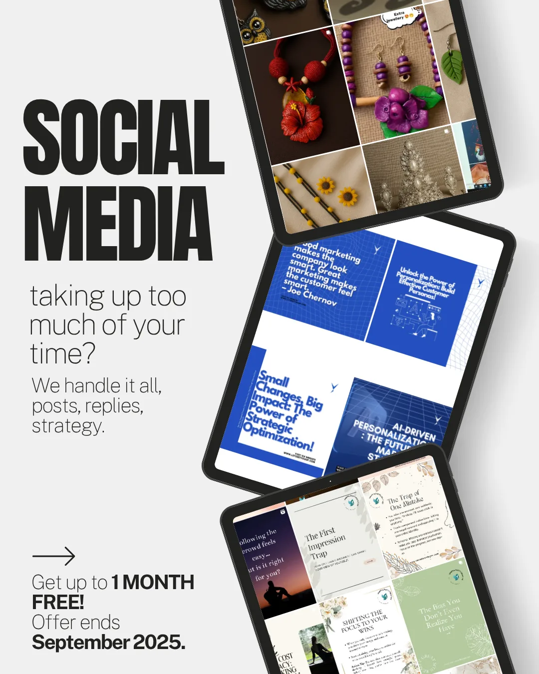 social media website post